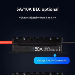 80A/100A/130A 2-6S มอเตอร์โดรน ESC 10A BEC สำหรับเครื่องบินควอดคอปเตอร์ตัวควบคุมมอเตอร์แบบไร้แปรงถ่านประสิทธิภาพสูง ESC แบบไร้แปรงถ่าน - Product Image 6