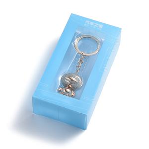 Llavero de Metal Dorado con Diseño de Dinosaurio de Dibujos Animados, Bonito y Popular, con Caja de Regalo - Product Image 2