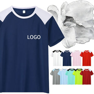 T-shirt de sport pour homme à manches courtes, coupe classique, séchage rapide, anti-boulochage, motif géométrique, logo imprimé, polyester, Dry-fit - Product Image 2