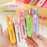 Cuchillo Plegable Multiusos con Diseño de Mariposa Kawaii para Niños, Venta al Por Mayor