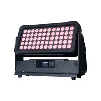 60 Projecteurs LED Muraux RGBW 4-en-1 15W/10W Étanche IP65 pour Extérieur avec Contrôle DMX512/Activé par le Son 9 Canaux Angle de Faisceau 25°