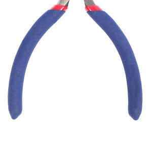 คีมปากเฉียงแบบมืออาชีพ 5 นิ้ว เหล็กโครเมี่ยมวาเนเดียม ปากเรียบ ด้ามจับสีน้ำเงินแดง สำหรับงานเครื่องประดับ งานฝีมือ DIY - Product Image 4