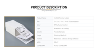 Étiquettes thermiques directes 4x6 100x150mm, étiquettes d'expédition compatibles avec Zebra Rollo Munbyn, rouleau d'étiquettes à code-barres à adhésif puissant