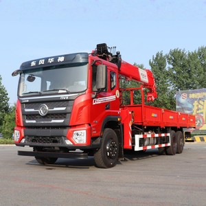 Camion-grue télescopique fiable Dongfeng 6x4 de 12 à 14 tonnes avec flèche longue pour la construction - Product Image 6