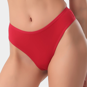 Braguitas de Encaje Sexy para Mujer, Talla Grande, Color Rojo, Algodón Puro, Tejido Sin Costuras, Estilo Bikini, Suministro ODM, 2025 - Product Image 1
