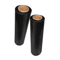 Film d'emballage LLDPE moulé par procédé de coulée, 50 cm x 300 m, rouleau de plastique étirable pour emballage de palettes en terminal portuaire, 3,5 kg chacun