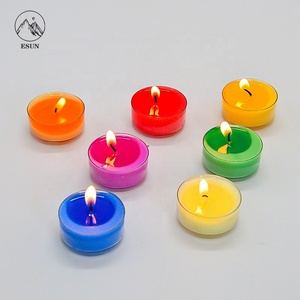 Venta al por mayor de velas de cera de soja y cera de parafina con carcasa de PC para la decoración del hogar y ocasiones Diwali - Product Image 6