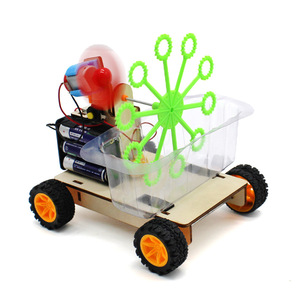 Kit de Ciencia DIY para Estudiantes: Coche Burbuja de Plástico con Batería Manual, Juguete Educativo para Aprendizaje STEAM (7-9 años) - Product Image 4