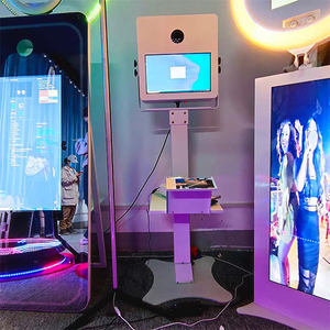 Système de présentation de photomaton iPad à double écran, intégration logicielle Salsa 2, compatible Bluetooth, construction métallique pour événements - Product Image 3