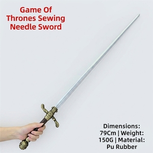 Épée de cosplay en mousse PU haute densité 79 cm (31,1 po) – Accessoire sûr, souple, léger et durable pour scène et film – Personnalisation OEM - Product Image 1