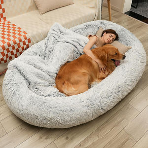 Odm lit géant de luxe pour chien de compagnie Oem pour adultes humains relax canapé chaise longue orthopédique mousse à mémoire de forme Xxl taille humaine lit pour chien <span class=keywords><strong>dor</strong></span> humain - Product Image 1