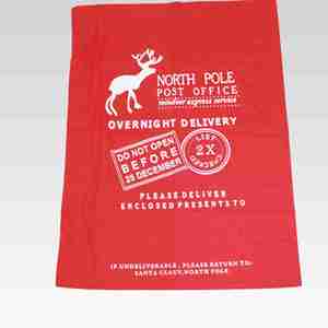 Sac de Noël en coton réutilisable et portable, sac anti-poussière à cordon de serrage, écologique et résistant à l'eau - Product Image 4