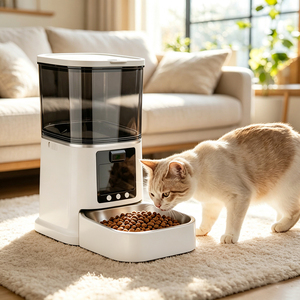 Comedero Automático para Mascotas Tuya, Dispensador de Comida Inteligente y Resistente, Diseño con Enchufe Europeo - Product Image 1