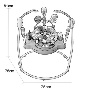 Jouets pour bébés Éclairage pour <span class=keywords><strong>bébé</strong></span> Musique Rotation à 360 degrés Marcheur Jouets pour bébés Chaise <span class=keywords><strong>Jumperoo</strong></span> Jouets pour bébés - Product Image 6