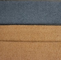 OEM umwelt freundliche recycelte Wildleder gebundene Flock ing PU synthetische Kunstleder stoffe für Sofas Möbel
