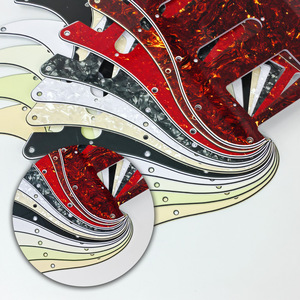Kit de pickguard de guitarra eléctrica estilo ST de celuloide SSH con tornillos, piezas de repuesto para Strat - Product Image 3