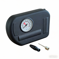 Gonfleur de pneus sans fil rechargeable 7,4 V à cylindre unique avec manomètre analogique durable, design léger, gonflage rapide, 85 dB