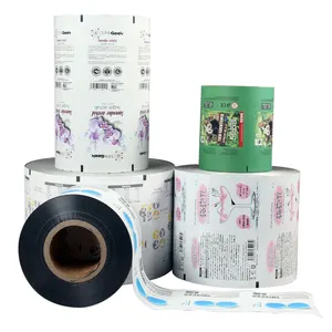 OEM Factory Directly Food Grade Custom Print Logo Wrapping Film Laminated Plastic Roll Films for Foods Packaging