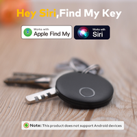 Traqueur d'alarme d'autodéfense MFI 4G 5G Mini système de sécurité intelligent Find My Key Rinder Traqueur personnel pour usage domestique en plastique