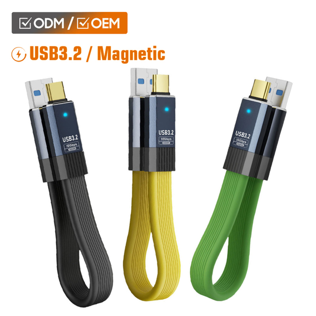 New USB3.2 QC 30W 10Gbps Flexible Printed Circuit (FPC) Type-C Cable with TPE Jacket for Phone & Camera Fast Charge