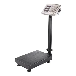 300kg Huaxi Scales China manufacturer electronic food digital stainless steel platform scale 40*50cm Carbon Steel scales