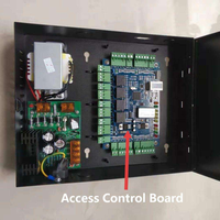 Alimentation électrique Cardweb CR3396-A en gros pour carte de contrôle d'accès multi-portes, entrée 220 V CA, temps de déverrouillage réglable (0-10 s)