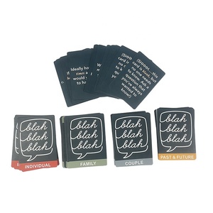 Tùy Chỉnh Tình Dục Vài Chủ Thẻ Xúc Xắc Cứng Nhắc Nắp Bù Đắp Giấy Chất Liệu OEM Trò Chơi Thẻ In Ấn Khẳng Định Cuộc Hội Thoại Hộp - Product Image 4