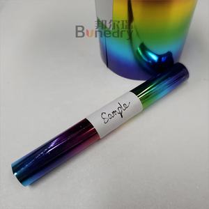 ฟอยล์ปั๊มร้อนลายโฮโลแกรมสีรุ้ง ขนาด 64x120 ซม. วัสดุ PET สำหรับงาน DIY งานฝีมือ ถ่ายโอนความร้อน สำหรับการ์ด กล่องของขวัญ ผ้า กระดาษ - Product Image 5