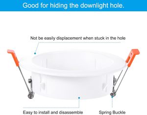 แผงไฟ LED แบบกลมติดเพดานแบบเรียบง่ายอายุการใช้งานสูง - Product Image 3