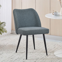 Échantillon Gratuit - Chaises de Salle à Manger de Luxe en Tissu Style Italien Moderne, Design Contemporain, Personnalisables, Pas Chères, pour Designers de Mobilier (Alibaba)