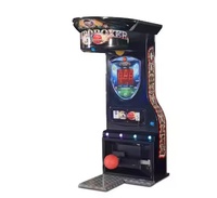 Nouvelle conception de machine de boxe à monnayeur, jeu d'arcade électronique de fitness avec fonctions de frappe et de coup de pied pour gymnases, centres de divertissement familial (FEC) et centres commerciaux