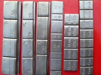 Équilibre de roue de véhicule efficace avec divers poids de roue en plomb 50g 100g 150g 200g Matériau FE neuf