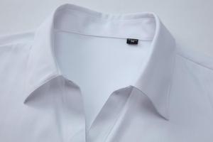 Chemises d'été formelles en coton pour hommes et femmes, à manches longues, coupe moderne, disponibles en tailles 2XL-4XL, style uniforme, logo personnalisé - Product Image 4