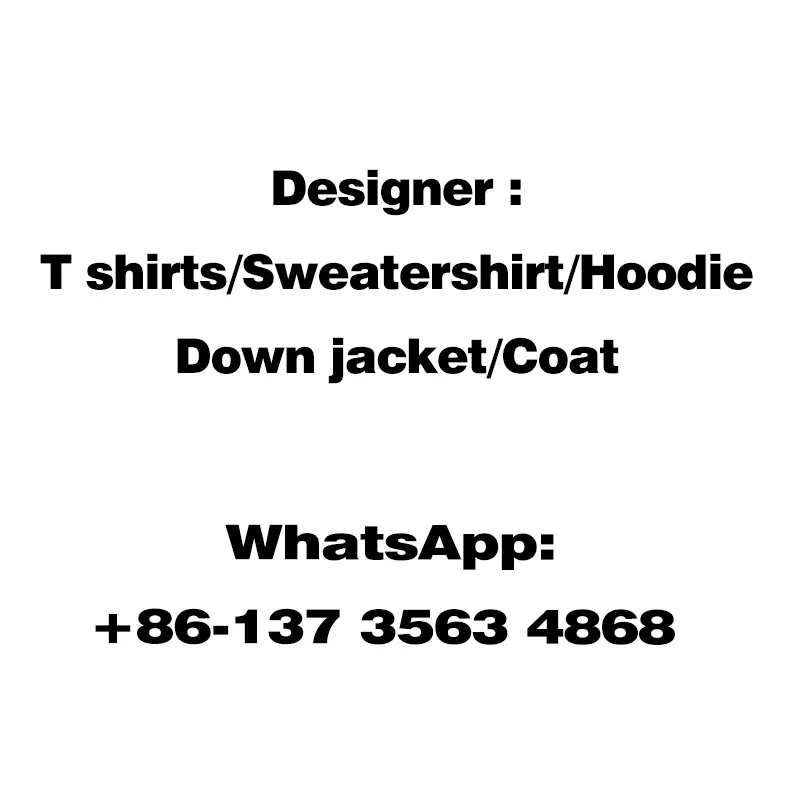 Kaus Lengan Pendek Desainer Orisinil, Musim Panas 2021, Kaus Merek Mewah, Jaket dan Mantel Hoodie Down