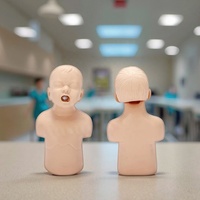 Modelo de Entrenamiento de Primeros Auxilios para Asfixia Infantil, Simulador de Obstrucción de las Vías Respiratorias por Cuerpo Extraño en Bebés, para Entrenamiento de Habilidades de Emergencia en Facultades de Medicina