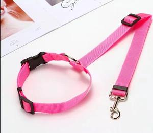 Collar de Seguridad Ajustable de Nailon para Perros y Gatos, Cinturones de Seguridad para Vehículos con Restricción para el Reposacabezas del Automóvil - Product Image 5