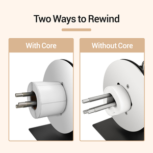 Chất Lượng Tốt Nhất R7 Nhãn Rewinder Có Thể Điều Chỉnh Dây 185Mm Tự Động Sticker Hai Cách Điện Không Cuộn Dây Tag Giấy Trọng Lượng Nhẹ Máy Tính Để Bàn - Product Image 4