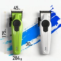 Tondeuse à cheveux sans fil DLC à lame céramique 2500 mAh 7500 tr/min pour barbier, salon, toilettage masculin, tondeuse électrique, rasoir, tondeuse à effiler