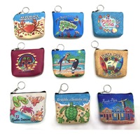 Dompet Koin Sublimasi Dompet Suvenir Pengait Kecil Kustom