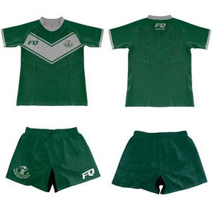 Seragam Rugby Maori Kustom FQ, Jersey Rugby Cetak Sublimasi Set Lengkap untuk Pria, Jersey Rugby Kustom AU NZ, Celana Pendek Seragam Tim - Product Image 4