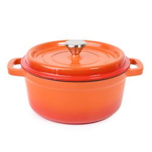 Casseroles de cuisine Raylon bon marché Émail non toxique Batterie de cuisine en <span class=keywords><strong>fonte</strong></span> émaillée de qualité supérieure non toxique - Product Image 1