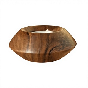 Rectangle Wooden Handmade Eco-Friendly Tea Light Holder for Home Decoration Durable Natural Finish Christmas AZ ENTERPRISES - Product Image 2
