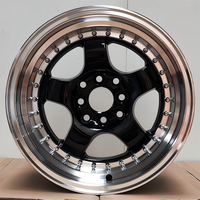 Jantes en alliage d'aluminium de 15 pouces 4x100 4x114.3 tout-terrain, pièces détachées, personnalisées pour Honda Civic Corolla Jeep Wrangler SUV JWL VIA