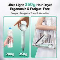 Sèche-cheveux de voyage pour hôtel OEM ODM 1600W à moteur BLDC haute vitesse avec ions négatifs et design léger