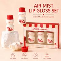 En stock – Lot de 3 rouges à lèvres liquides professionnels effet velours mat longue tenue, effet flou doux, prix de gros, approvisionnement en vrac