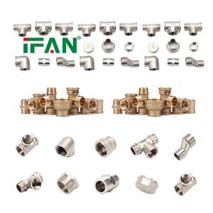 Raccords IFAN ISO 15874 1/2"-2" Coude, Té, Raccord, Raccords en laiton forgé réducteurs et égaux pour plomberie - Product Image 1