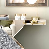 Table console 47.2 ''avec en forme de diamant pour l'entrée du couloir du salon