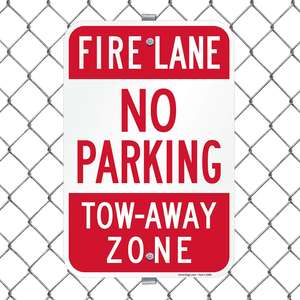 Panneau en aluminium hautement réfléchissant sans parking Panneau robuste/laminé pour usage public - Product Image 4