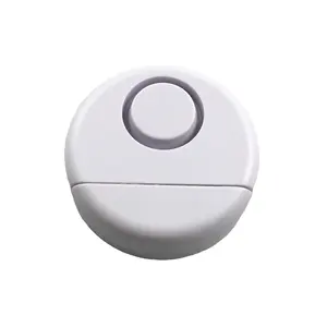 Hochwertiger Home Vibration Sensor Alarm Sicherheits schutz Dünner runder Vibrations tür Fenster alarm