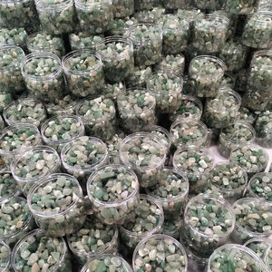 Piedra de jaspe limpia natural Forma irregular Ágata de sangre Piedra de decoración de cristal crudo - Product Image 6